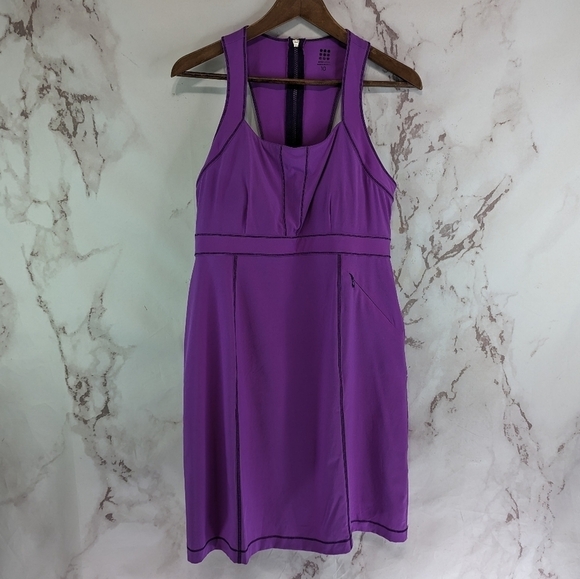 Title nine Dresses & Skirts - Title Nine Dress Women 10 Medium Purple Tank Trouble Bra Nimblene Racerback